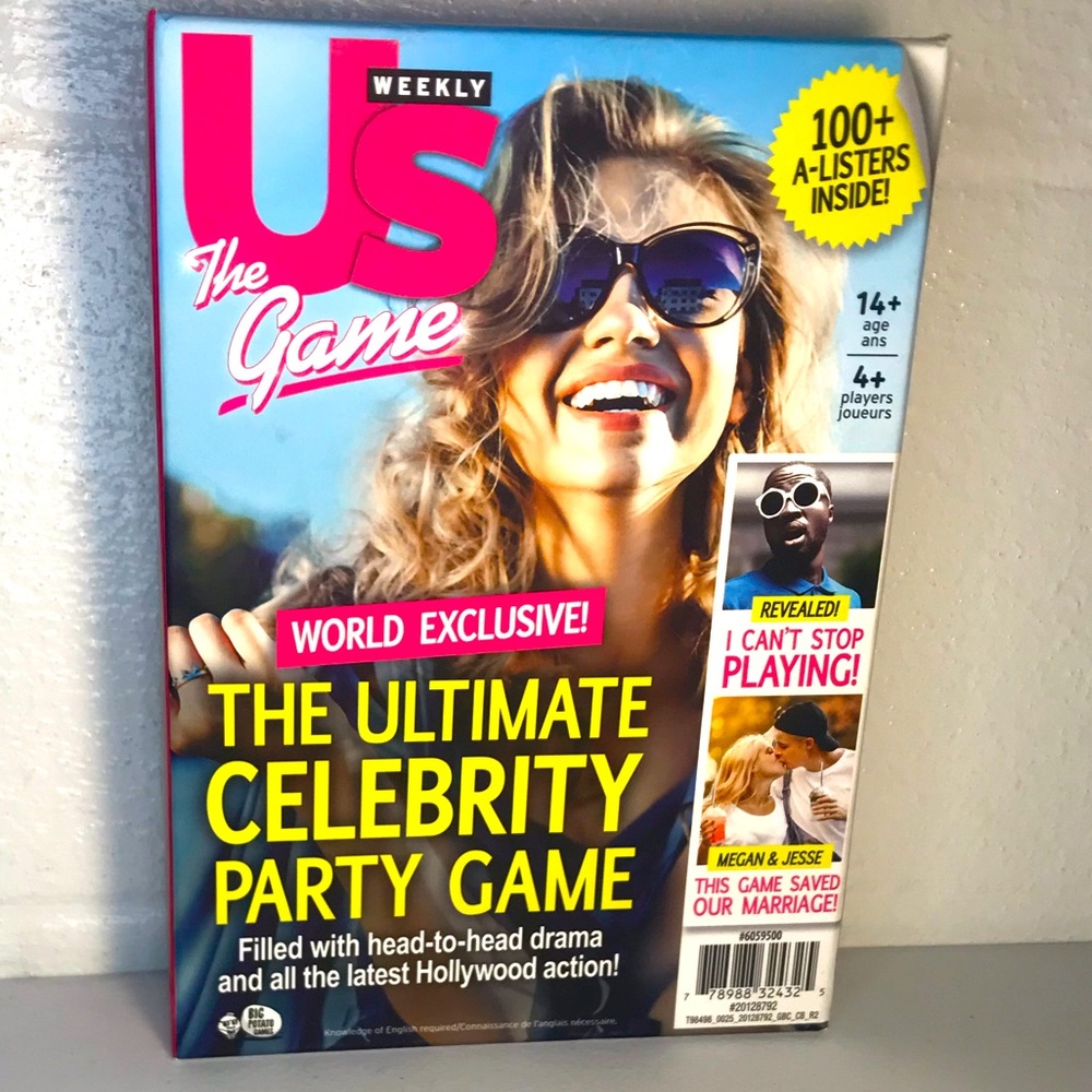 US Weekly Magazine THE GAME Celebrity Party Board